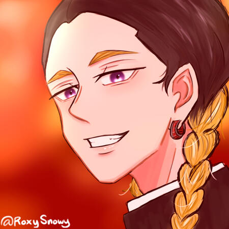 Colored Sketch (Head Shot)